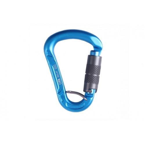 Карабин с фиксатором First Ascent BELAY Blue (13827227)