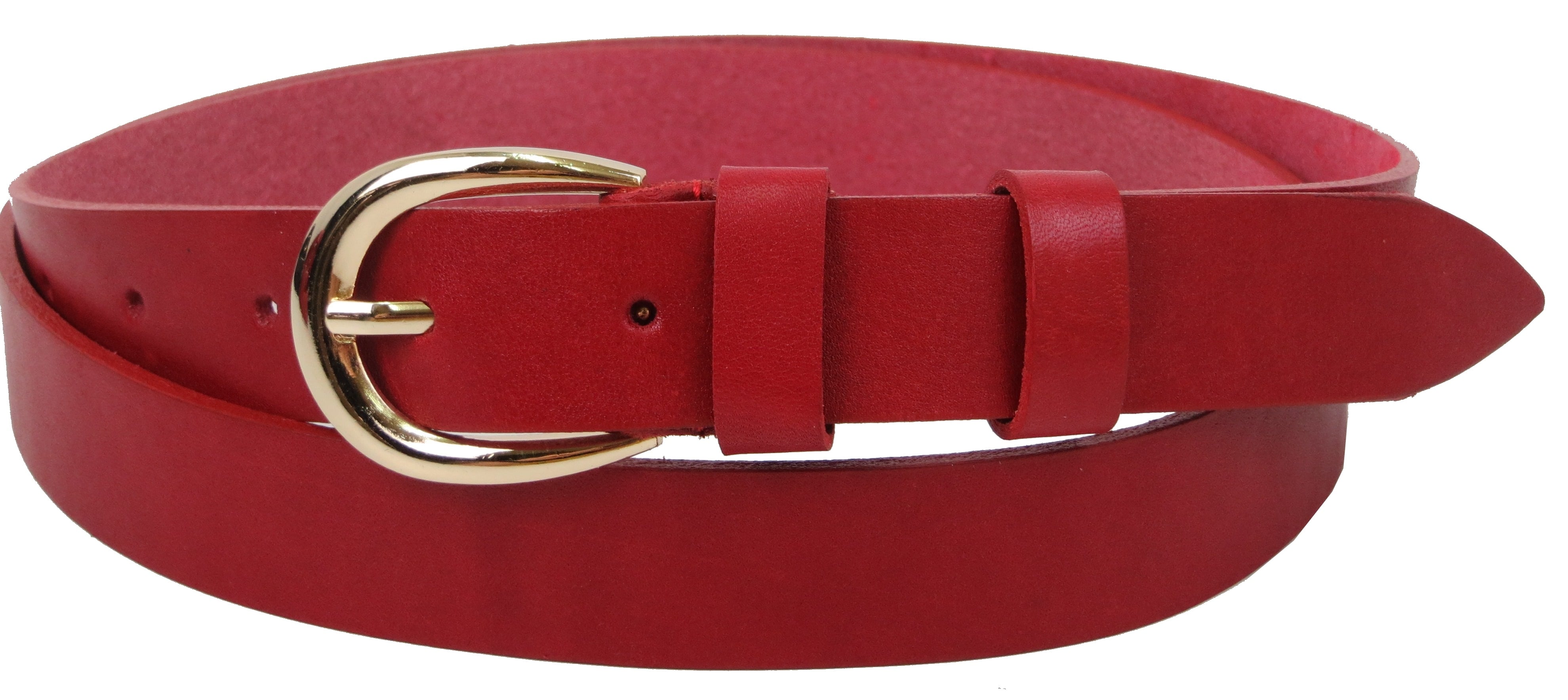 Ремень женский Skipper кожаный Красный (1350-25)