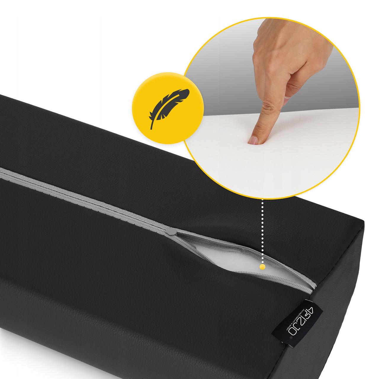 Полувалик для реабилитации и массажа 4fizjo 60x30x15 Black (P-5905973402910) - фото 4 Полувалик для реабилитации и массажа 4fizjo 60x30x15 Black (P-5905973402910) - фото 4