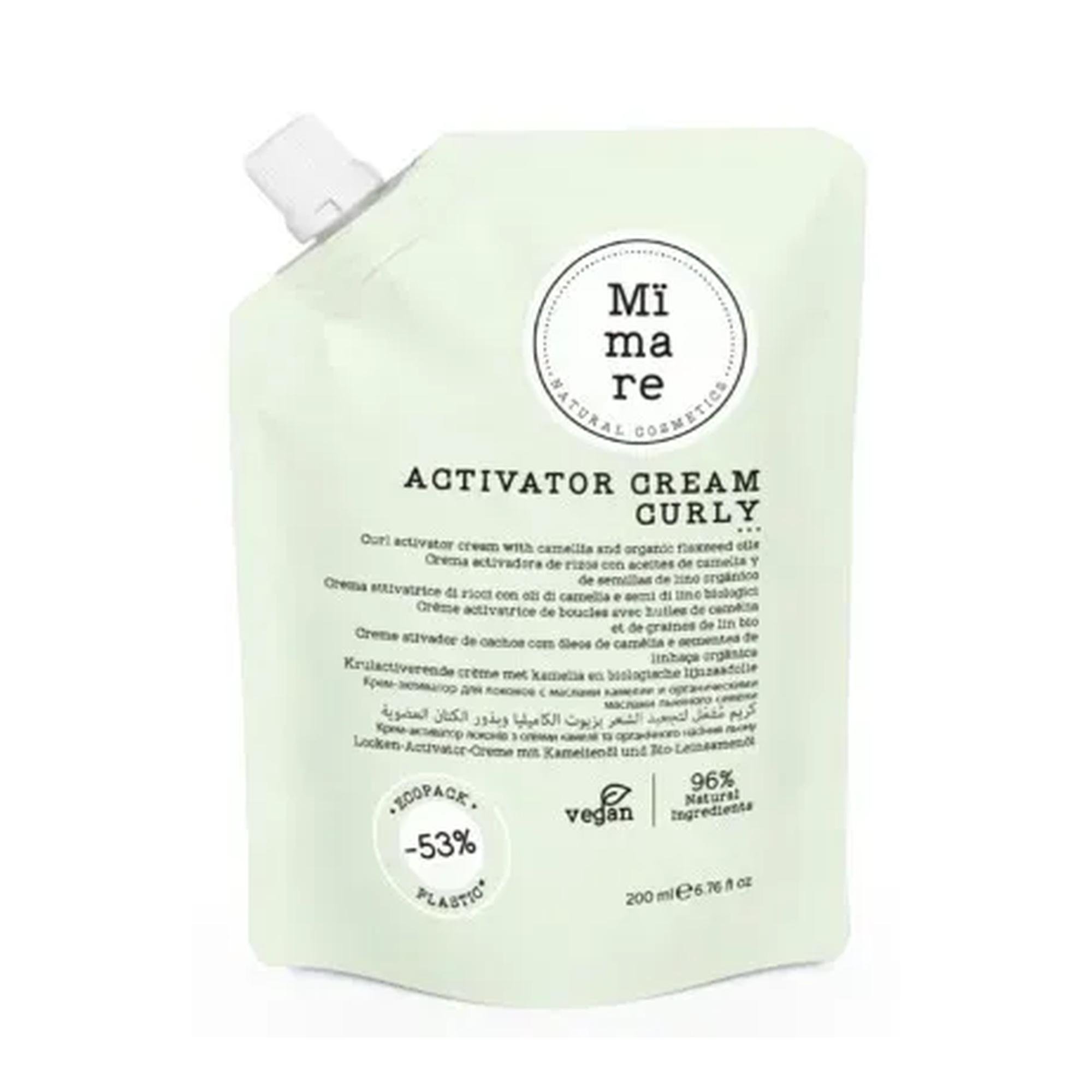 Крем для чітких і пружних кучерів незмивний Mimare Curl Activator Cream 200 мл