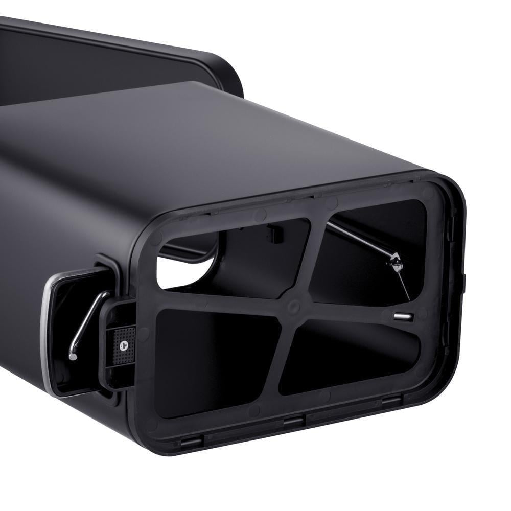 Відро для сміття з плавним закриттям Mixxus Premium Quadro-TC0105 прямокутне 5 л Чорний (MI7061) - фото 5