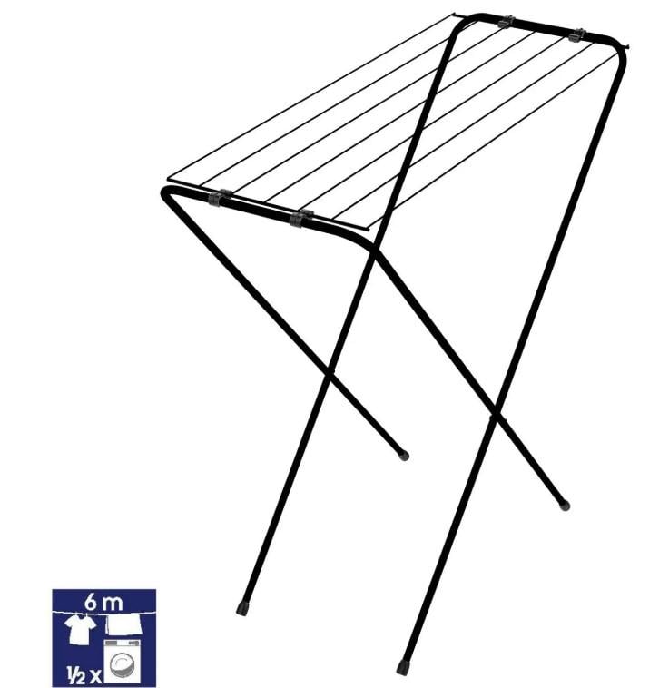 Сушарка для білизни підлогова Casa Si Eco 6 Black (CS96014X16) - фото 3 Сушарка для білизни підлогова Casa Si Eco 6 Black (CS96014X16) - фото 3