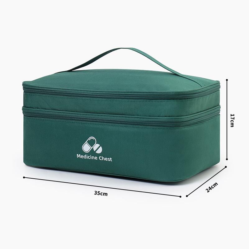 Аптечка-органайзер для медикаментів велика 35x24x17см Зелений (IBC007LG) - фото 2