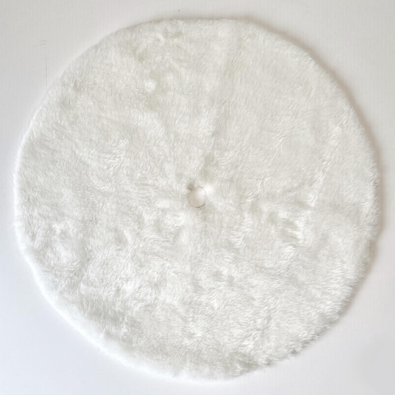 Коврик под елку HVOYA из искусственного меха 90 см Белый (CNT00010927)