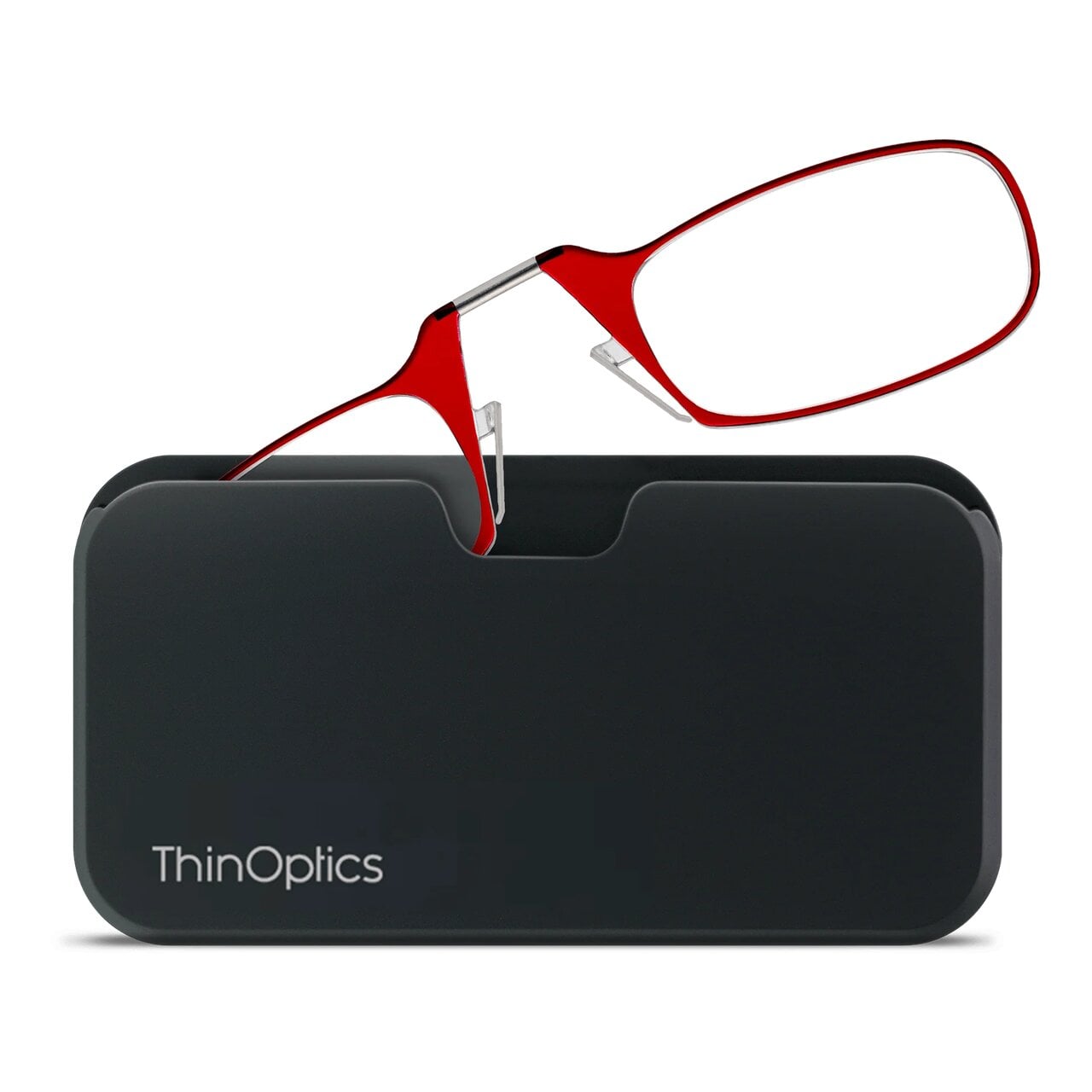 Очки для чтения Thinoptics с классическим черным чехлом/диоптрий '+1,50 Красный (1.5REDBUP)