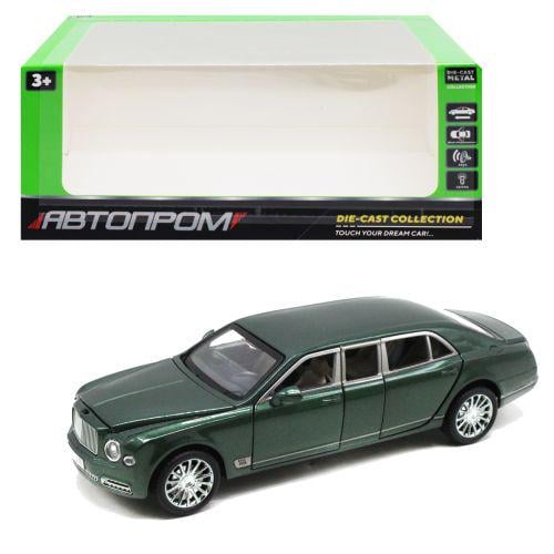 Инерционная машинка Автопром Bentley 20х5х5 см Green (181755)
