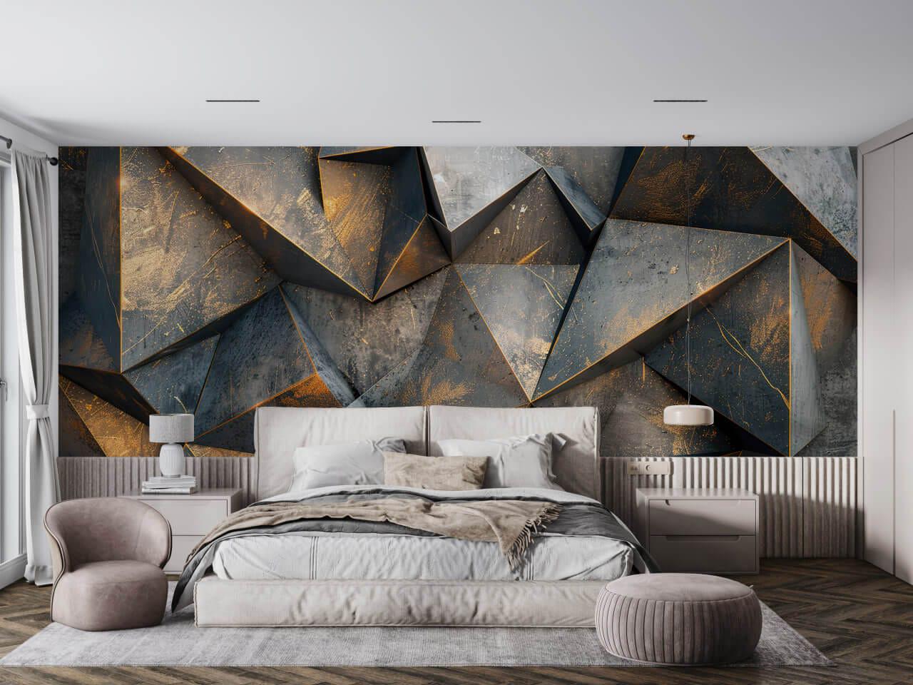 Фотообои флизелиновые Styleo Print-walls 3D Металл 0120 350х270 см (Pw-0120/3)