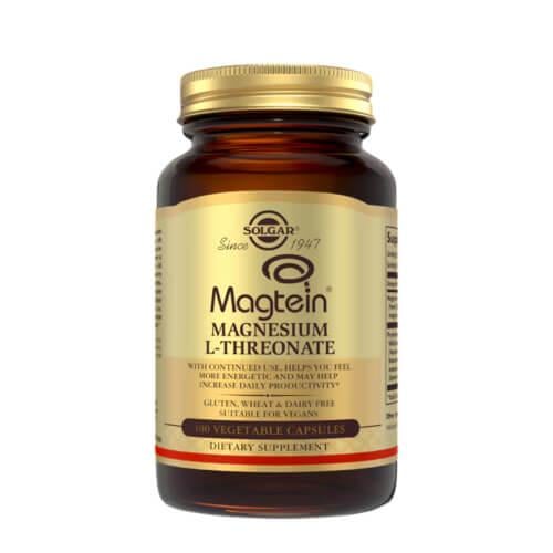 Магний Solgar Magtein Magnesium L-Threonate 100 Capsules (SOL-15760)
