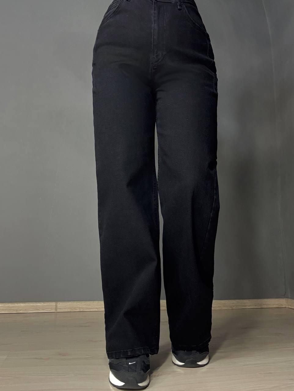 Джинси жіночі ITS Basic 2407-1 палаццо стрейчеві з виточками р. 46 Чорний (5000) - фото 9 Джинси жіночі ITS Basic 2407-1 палаццо стрейчеві з виточками р. 46 Чорний (5000) - фото 9