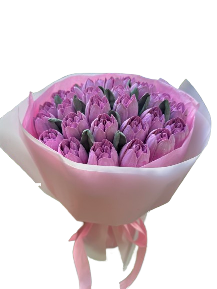 Букет зефірних квітів ручної роботи 20 см (28830841)