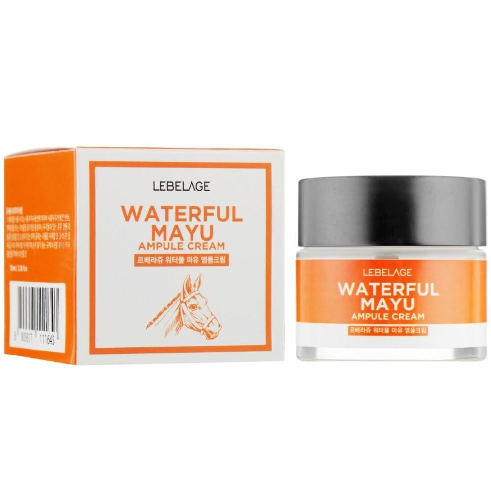 Крем для лица увлажняющий Lebelage Ampule Cream Waterful Mayu с коллагеном 70 мл (8809317111643)