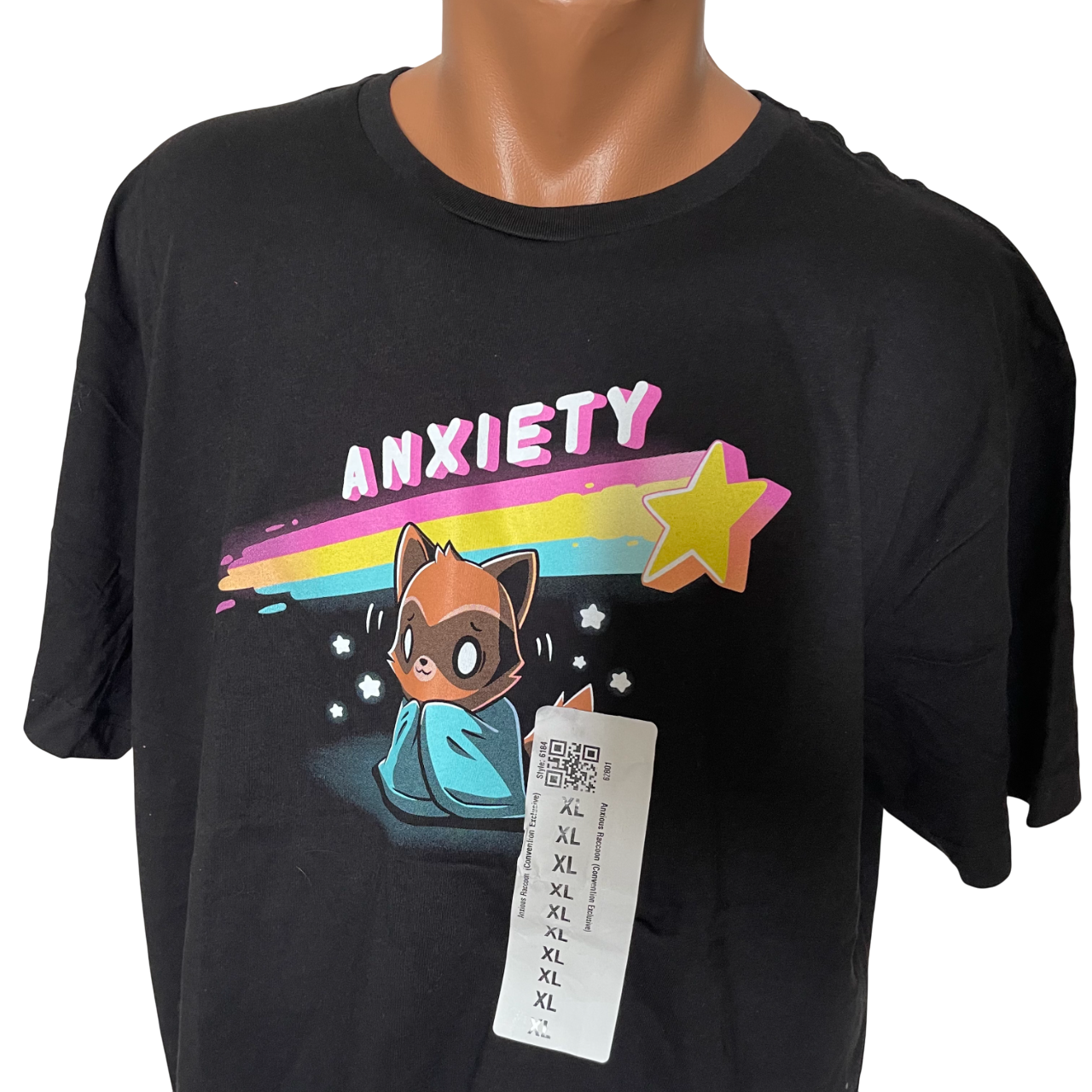 Футболка унісекс TeeTurtle бавовна XL Чорний (28323624)