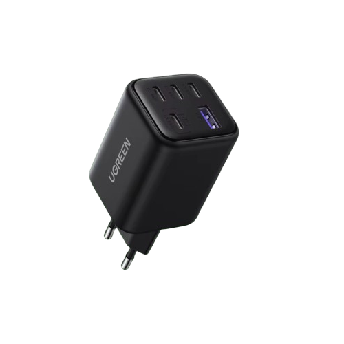 Зарядний пристрій UGREEN X528 5 in 1 GaN 5 Ports PD 3.0 UFSC PPS USB-C Fast Charger для iPhone 17/16/15/Pro Max/Samsung 45W Black (85078)