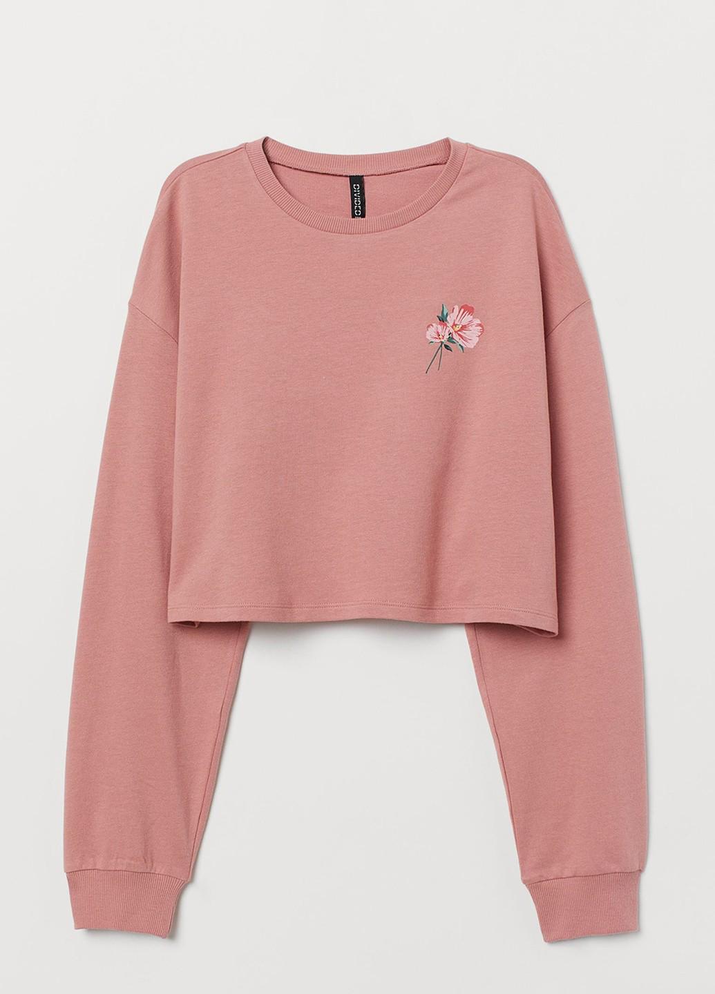 Свитшот H&M S Розовый (395730b50)