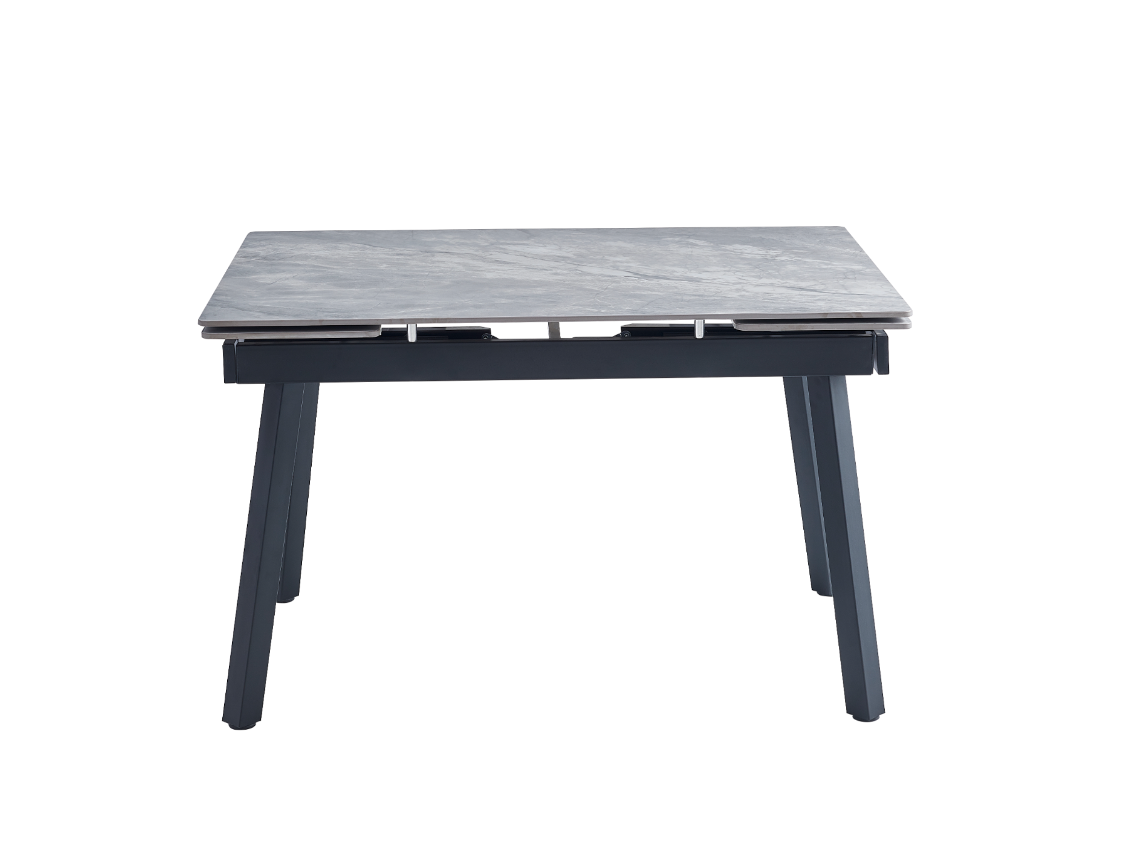 Стол обеденный раздвижной Vetro Mebel 1200-1800x850x760 мм Ребекка грей/Черный (TМ-88-1) - фото 2 Стол обеденный раздвижной Vetro Mebel 1200-1800x850x760 мм Ребекка грей/Черный (TМ-88-1) - фото 2