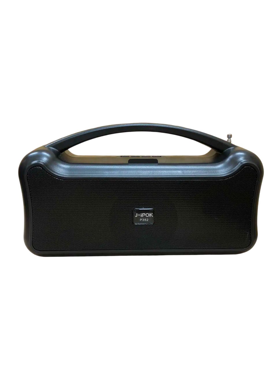 Радиоприемник аккумуляторный с фонариком FM/AM P352 16x6,3x8,1 см 4000 мАч с индикатором заряда Черный