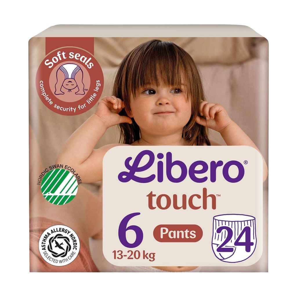 Подгузники-трусики Libero Touch Pants р. 6 13-20 кг 24 шт. (33392128)