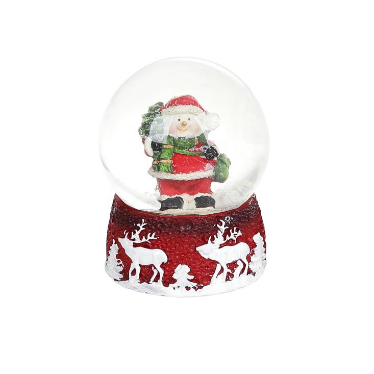 Декоративна водяна куля BonaDi Сніговик (129-039)