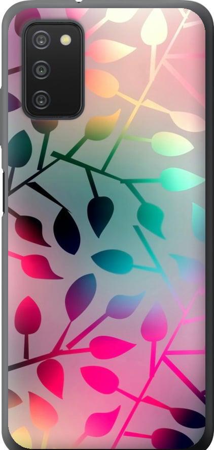 Чехол на Samsung Galaxy A03s A037F Листья (2235u-2381-42517)