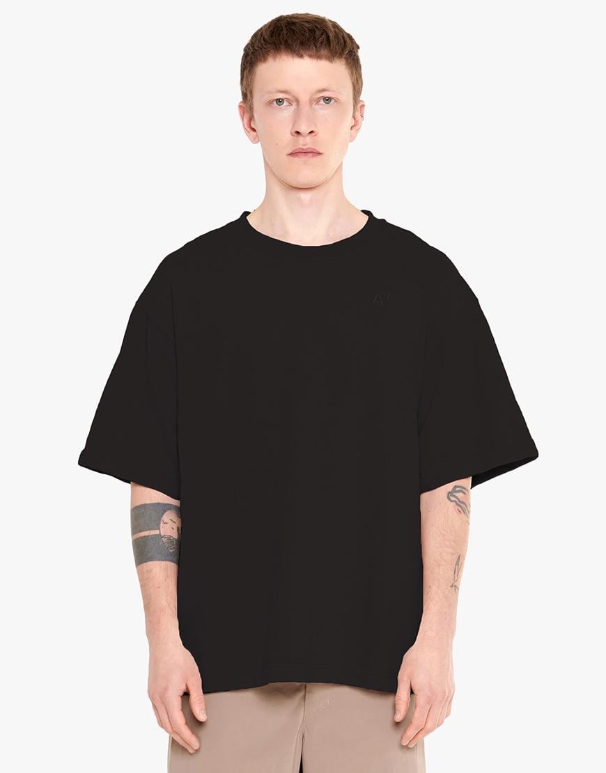 Футболка Heavy boxy logo t-shirt чоловіча ACT.1 чорна M