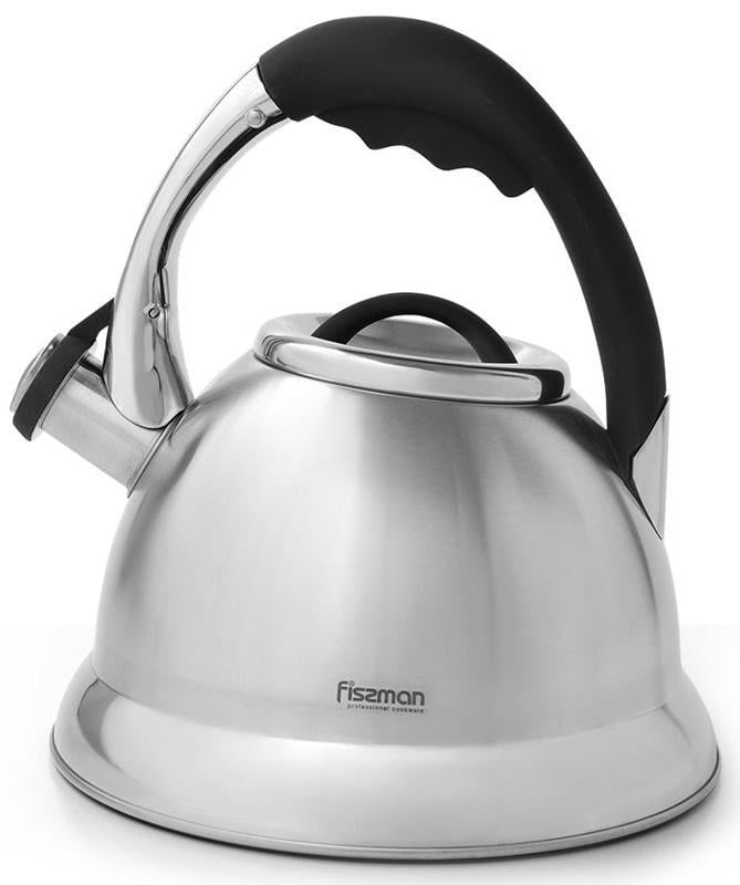 Чайник Fissman Maggie 2,6 л из нержавеющей стали со свистком (FN-5953)