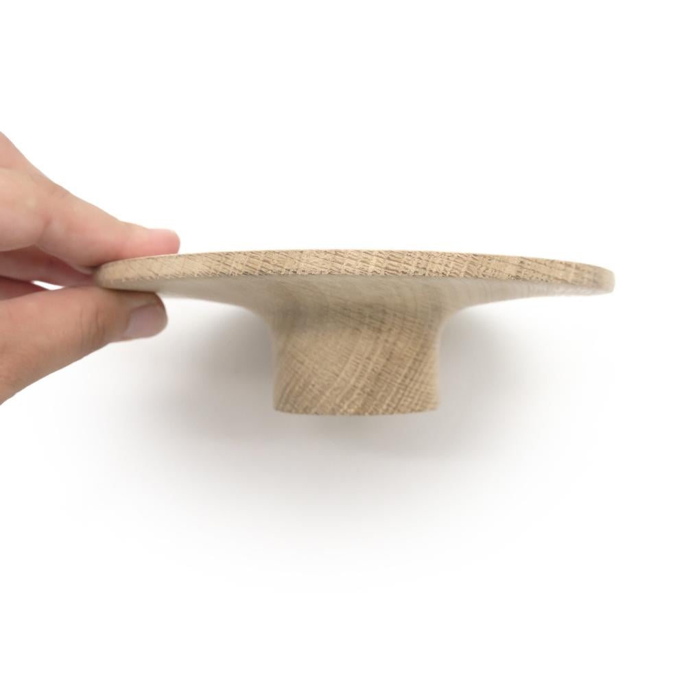 Крючок деревянный мебельный для одежды ø150 мм 1 шт. Дуб (48910) - фото 3