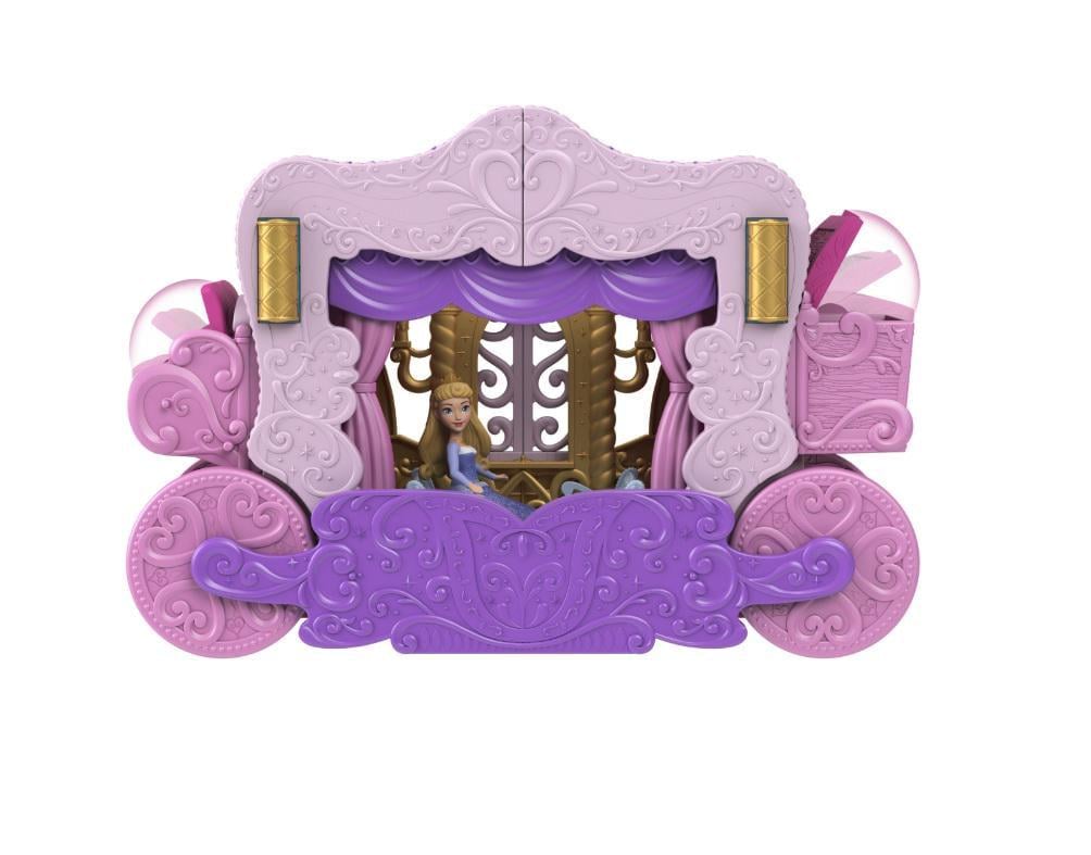 Дитячий ігровий набір Disney Mattel 2в1 Замок карети з мінілялькою Аврора (HWX17) - фото 4 Дитячий ігровий набір Disney Mattel 2в1 Замок карети з мінілялькою Аврора (HWX17) - фото 4