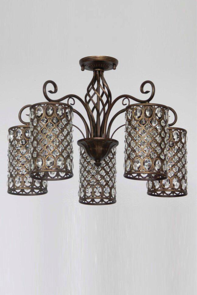 Люстра WunderLicht Yw3864 60x43 см Бронзовый (YW3864-P5B) Люстра WunderLicht Yw3864 60x43 см Бронзовый (YW3864-P5B)