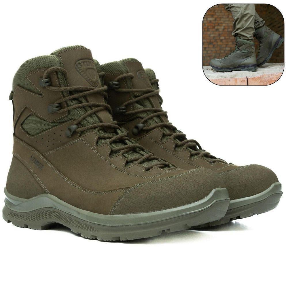 Ботинки туристические Стимул Барс р. 40 зима/усиленные Оливковый - фото 2 Ботинки туристические Стимул Барс р. 40 зима/усиленные Оливковый - фото 2