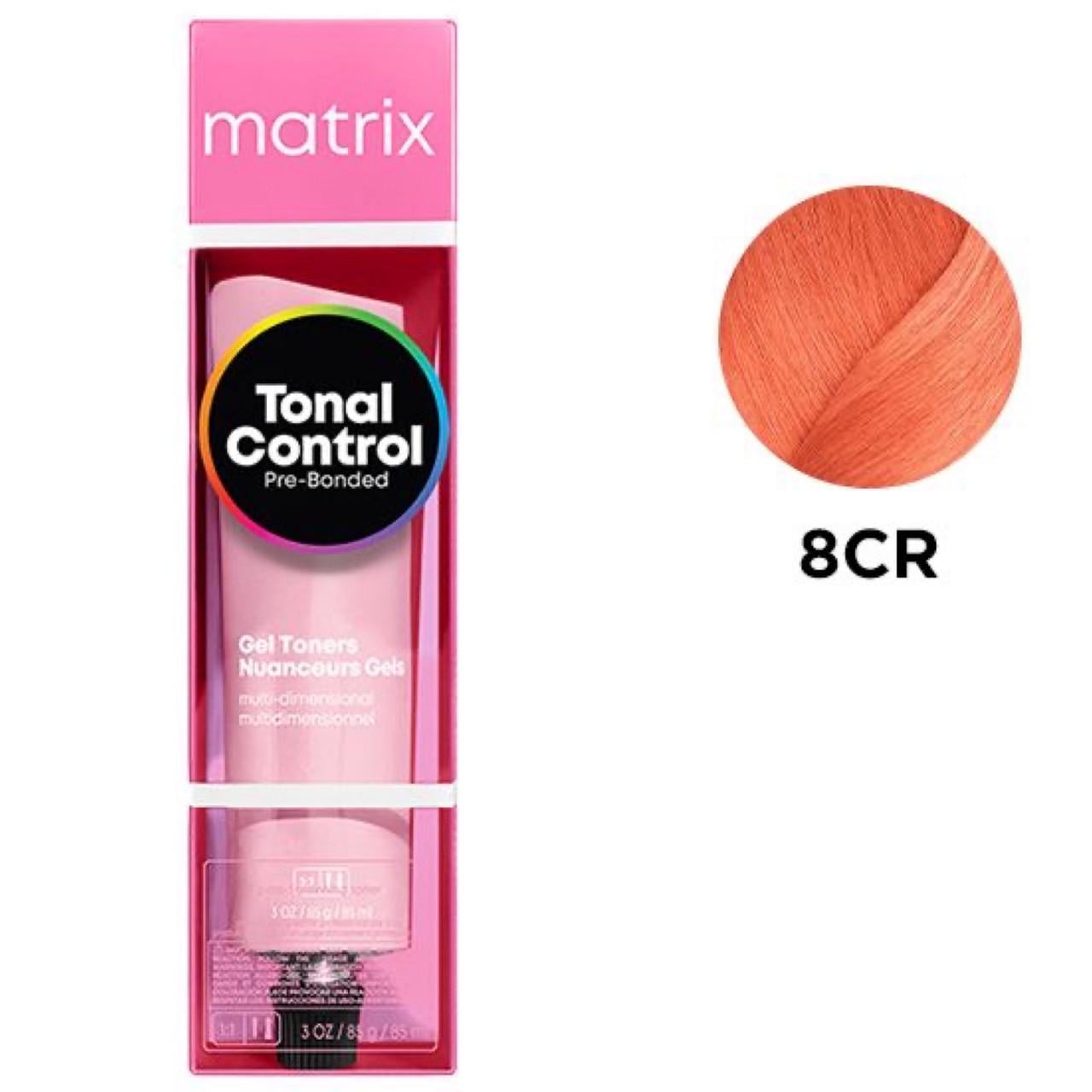 Тонер-краска гелевый на кислотной основе Matrix Tonal Control Pre-Bonded Acidic Gel Toner 8CR 90 мл Тонер-краска гелевый на кислотной основе Matrix Tonal Control Pre-Bonded Acidic Gel Toner 8CR 90 мл