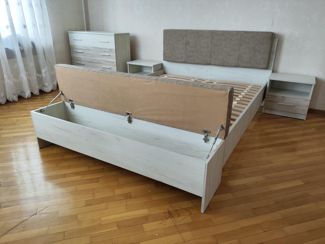 Банкетка Мебель-Сервис Kim 160 164,4х40х44,5 см Сан-Ремо/Дуб Кари белый (27375799) - фото 3 Банкетка Мебель-Сервис Kim 160 164,4х40х44,5 см Сан-Ремо/Дуб Кари белый (27375799) - фото 3