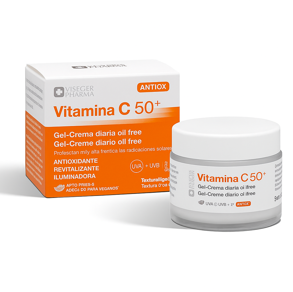Щоденний гель-крем Viseger Pharma VitaminaC SPF50plus 50 мл
