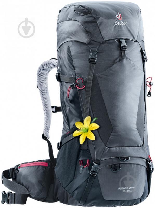 Рюкзак Deuter Futura Vario 45+10 SL Black-Graphite (1052-3402018 4701)