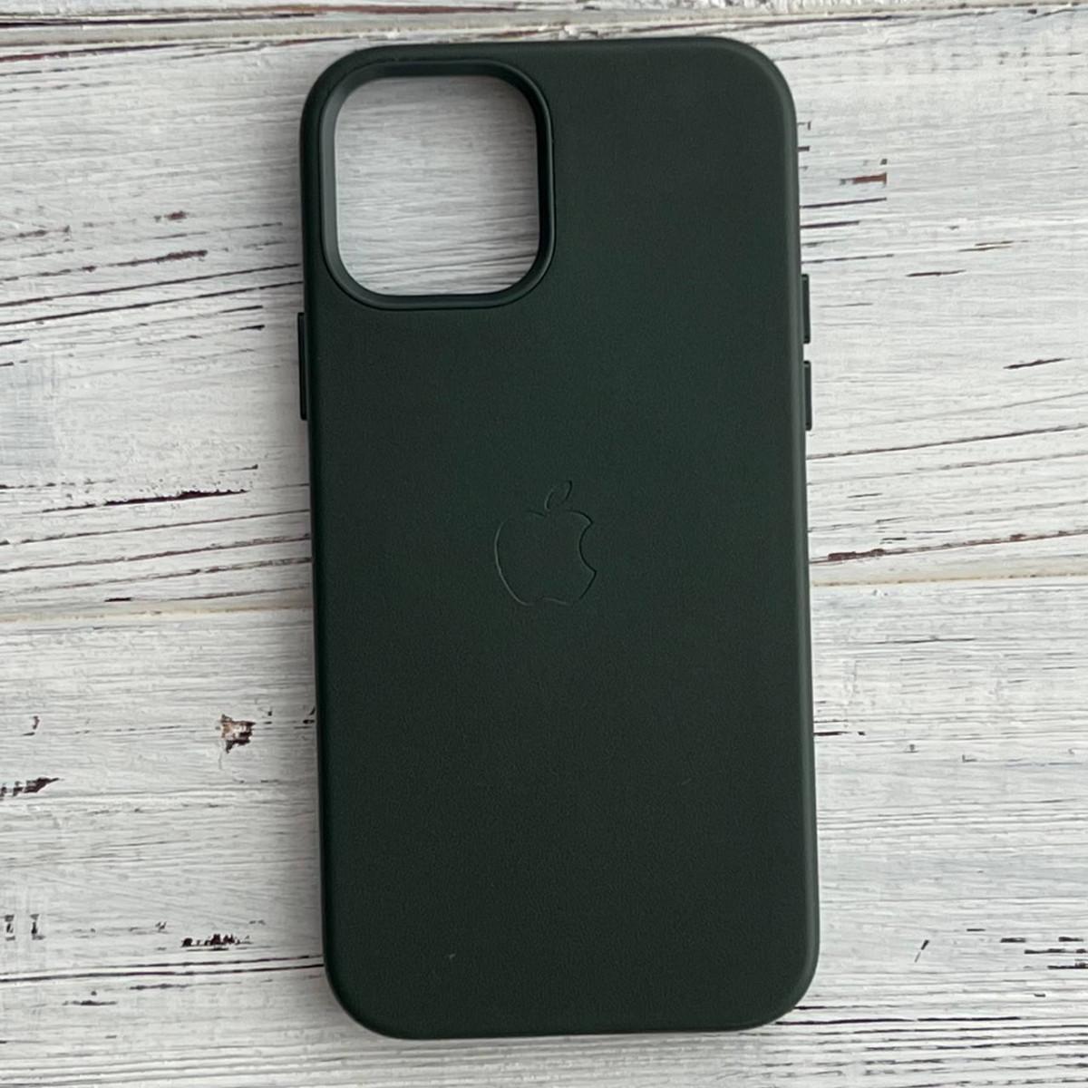 Шкіряний Чохол Накладка Leather Case Для IPhone 11 Pro Dark Green