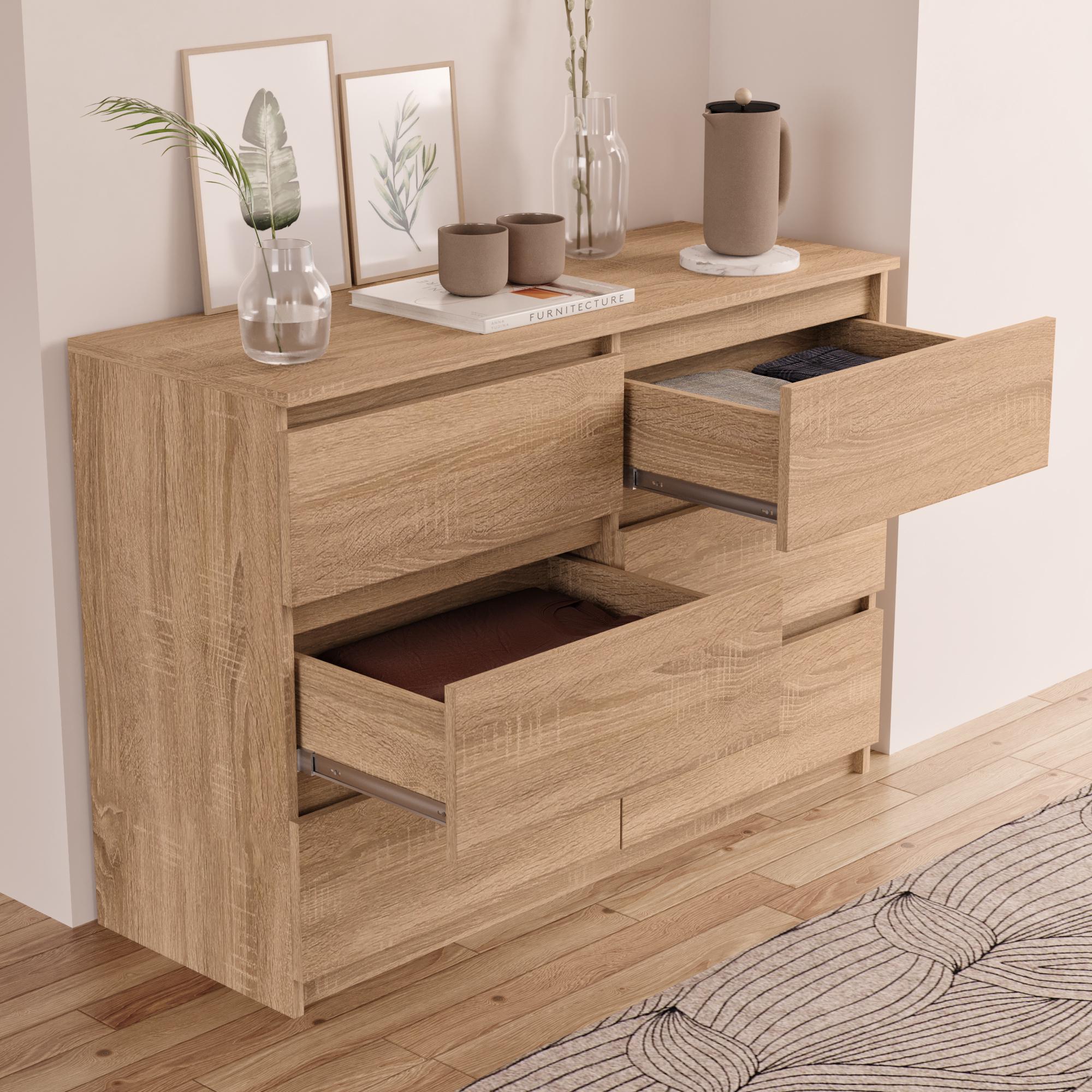 Комод Furnigrade КМ 10 1100х760х400 мм Сонома - фото 2 Комод Furnigrade КМ 10 1100х760х400 мм Сонома - фото 2