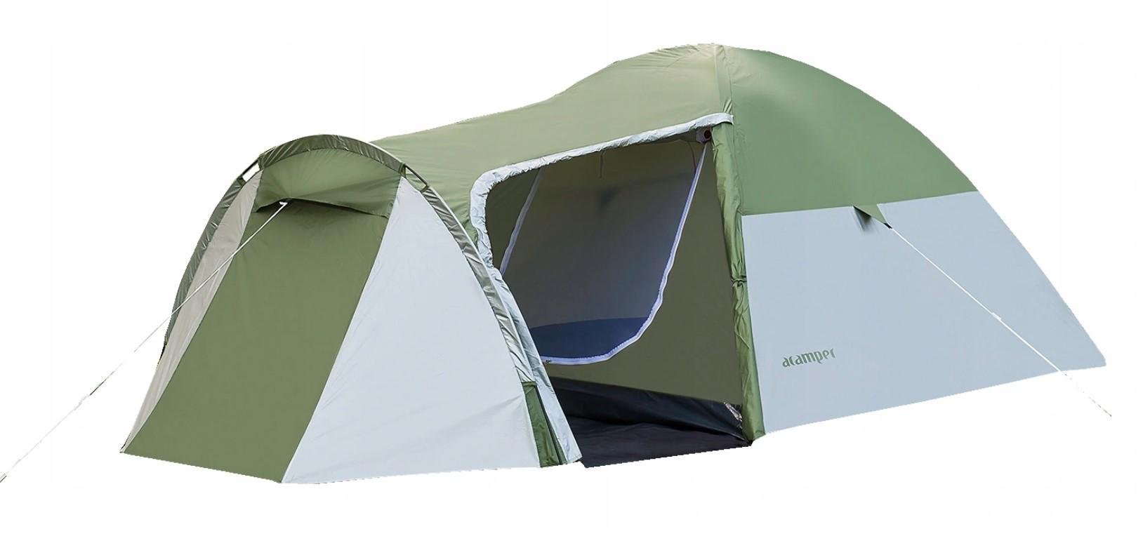 Намет туристична Presto Monsun 3 Pro Зелений/Срібний