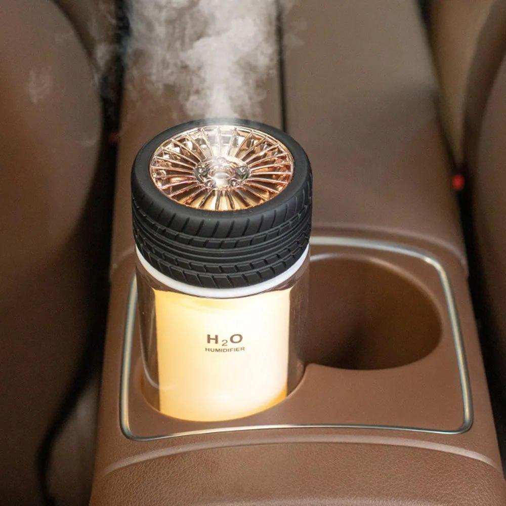 Аромадифузор-увлажнитель воздуха Humidifier Tire H2O с LED подсветкой 250 мл (MR-2451)