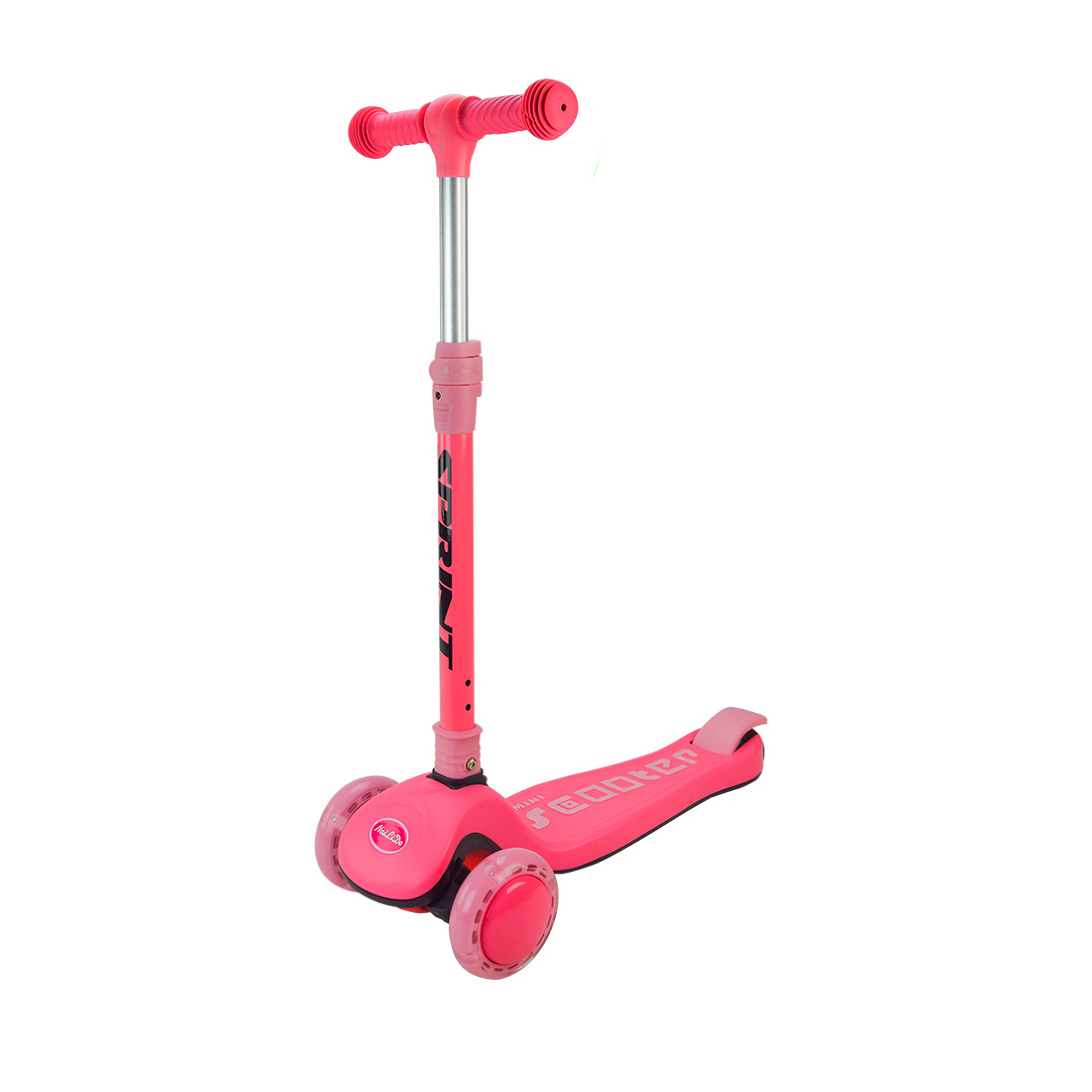 Самокат трехколесный SC2421 Розовый