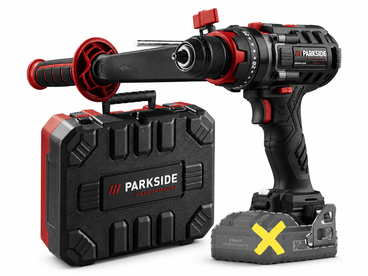 Дрель ударная аккумуляторная PARKSIDE PERFORMANCE PPSBSA 20-Li C3 150 Нм (35690797) Дрель ударная аккумуляторная PARKSIDE PERFORMANCE PPSBSA 20-Li C3 150 Нм (35690797)