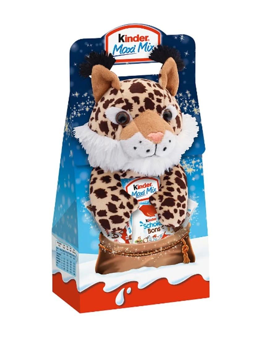 Новогодний набор сладостей Kinder Maxi Mix Рысенок с игрушкой 133 г