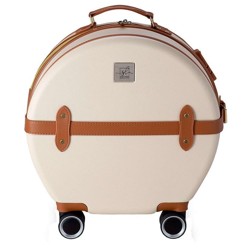 Валіза SEMI LINE 20" S 27 л Ecru/Brown (DAS302666) - фото 2 Валіза SEMI LINE 20" S 27 л Ecru/Brown (DAS302666) - фото 2