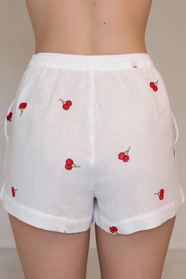 Шорти з вишивкою Forli з мусліну Cherry M/L (ML0068-38-08) - фото 3