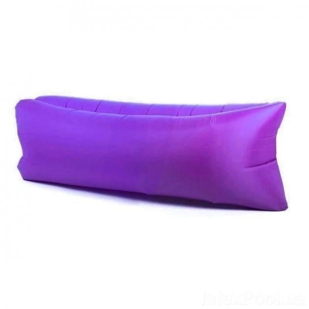 Ламзак-матрас Cloud lounger надувной Фиолетовый