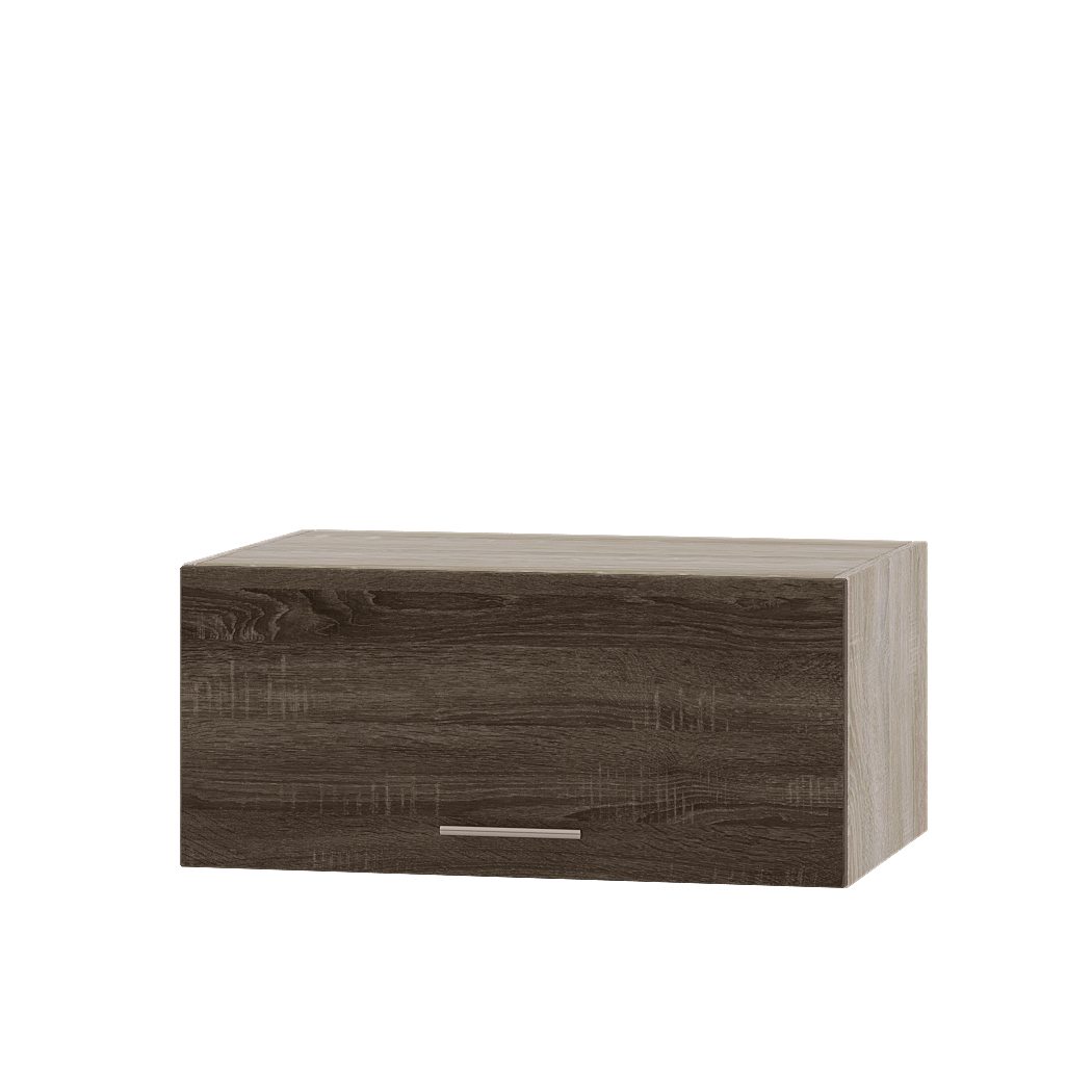 Шкаф верхний Эверест Оптима модуль Верх В21-800 80х57х36 см Дуб Сонома Трюфель/Дуб Сонома (08362)