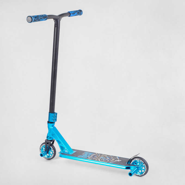 Самокат трюковый Best Scooter 53480/4 HIC-система/Пеги/алюминиевый диск и дека/анодированная покраска/ширина руля 60 см/колеса PU d 110 мм (25109931)