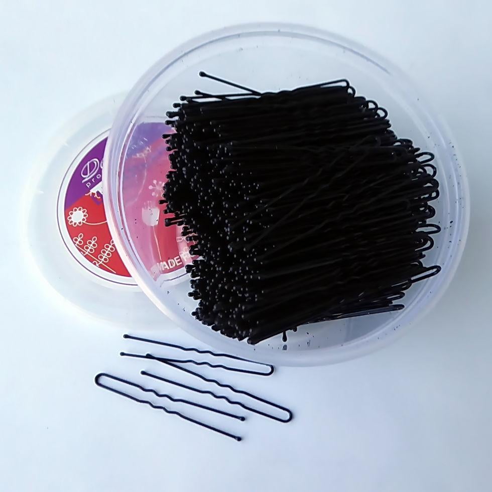 Заколки для волос ДенІС professional с силиконовыми шариками А-6 см 640 шт. Черный (1453070719)