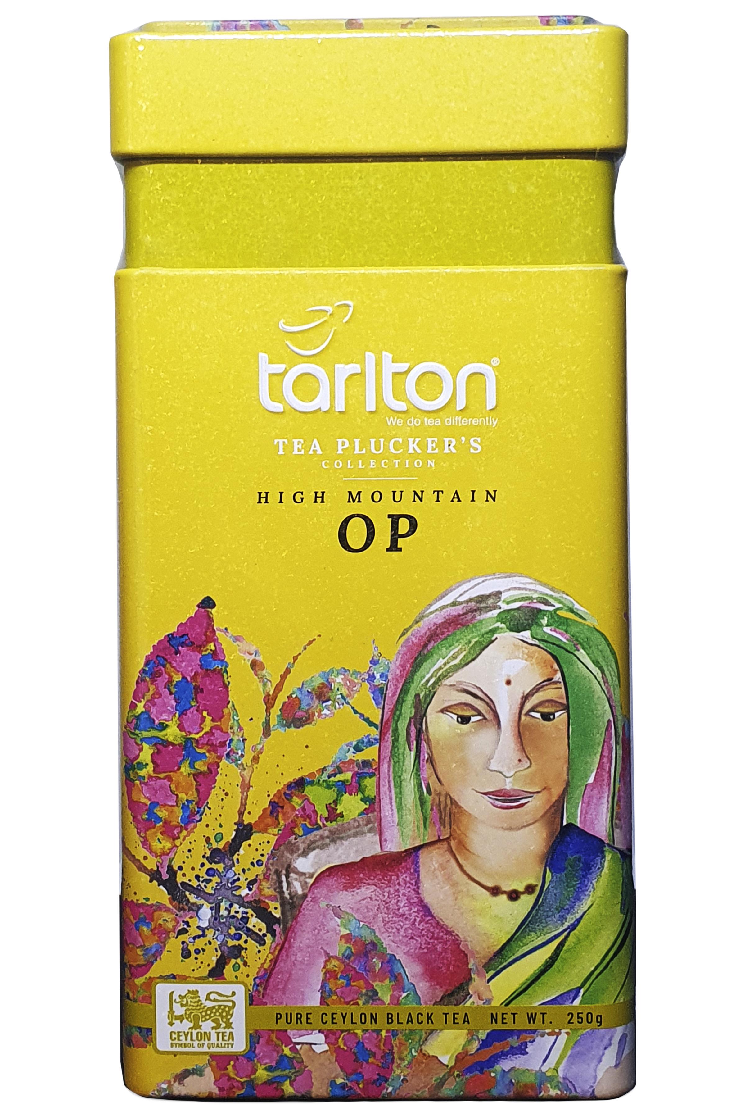 Чай Tarlton ОР высокогорный черный в металлической банке 250 г (58847)