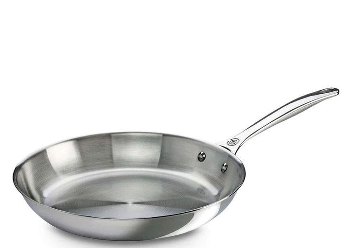 Сковорода Le Creuset из нержавеющей стали 3-х слоевая высокая 1,5 л 24 см Серебристый (96600224000100)