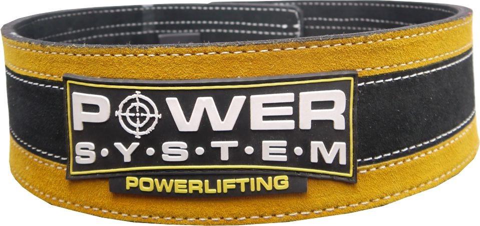Пояс для тяжелой атлетики Power System Stronglift PS-3840 Black/Yellow (A-012840)