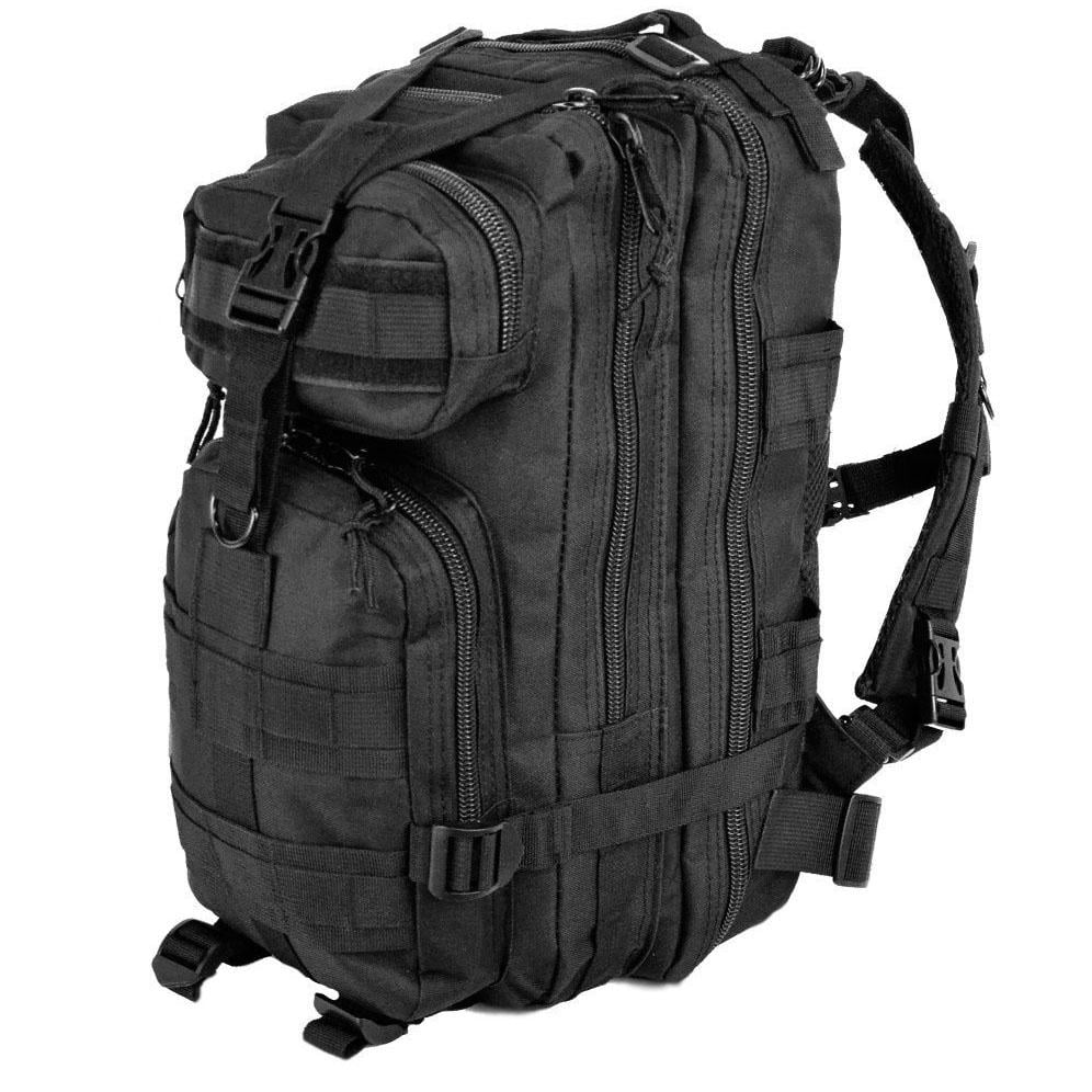 Рюкзак tactical Molle 1000D средний водонепроницаемый 25 л 50x30x25 см Черный (12784123)